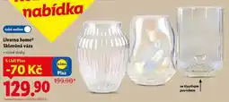 Lidl Livarno home Skleněná váza nabídka