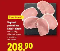 Lidl Vepřová pečeně bez kosti - plátky, cena za 1 kg nabídka