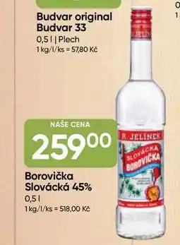 Hruška Borovička Slovácká 45% 0,5l nabídka