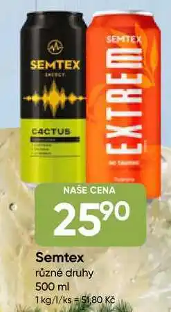 Hruška Semtex různé druhy 500 ml nabídka