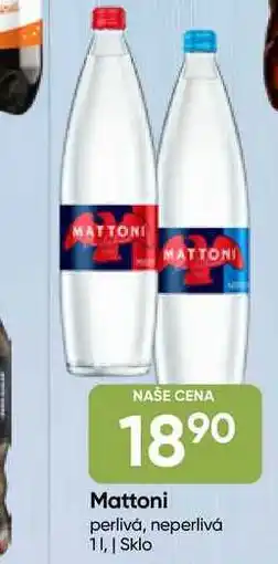 Hruška Mattoni perlivá, neperlivá 1l, sklo nabídka