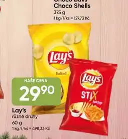 Hruška Lay's různé druhy 60 g nabídka