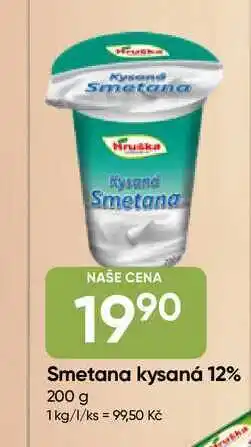 Hruška Hruška Smetana kysaná 12% 200 g nabídka