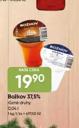 Hruška Božkov 37,5% různé druhy 0,04l nabídka