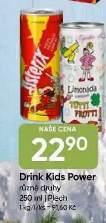 Hruška Drink Kids Power různé druhy 250 ml nabídka