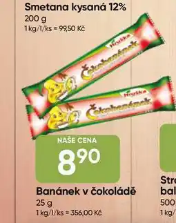 Hruška Hruška Banánek v čokoládě 25 g nabídka