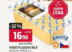 Trefa MADETA GOUDA BÍLÁ 48% tuku, 100g nabídka