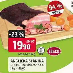 Trefa ANGLICKÁ SLANINA 100g nabídka