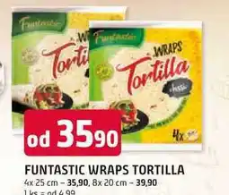 Trefa FUNTASTIC WRAPS TORTILLA 4x 25 cm nabídka