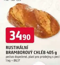 Trefa RUSTIKÁLNÍ BRAMBOROVÝ CHLÉB 405 g nabídka