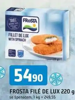 Trefa FROSTA FILÉ DE LUX 220 g se špenátem nabídka