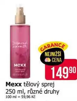 Teta Mexx tělový sprej 250 ml, různé druhy nabídka