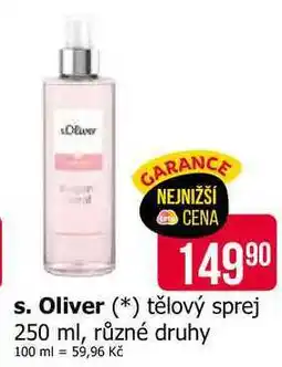 Teta s. Oliver tělový sprej 250 ml, různé druhy nabídka