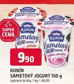 Trefa KUNÍN SAMETOVÝ JOGURT 150 g nabídka