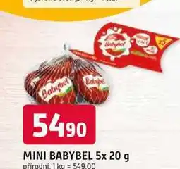 Trefa MINI BABYBEL 5x 20 g přírodní nabídka