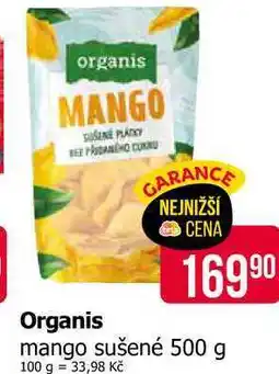 Teta Organis mango sušené 500 g nabídka