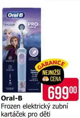 Teta Oral-B Frozen elektrický zubní kartáček pro děti nabídka