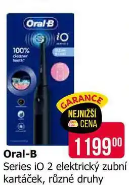 Teta Oral-B Series iO 2 elektrický zubní kartáček, různé druhy nabídka