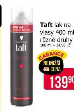Teta Taft lak na vlasy 400 ml různé druhy nabídka