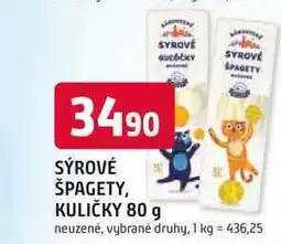 Trefa SÝROVÉ ŠPAGETY, KULIČKY 80 g nabídka