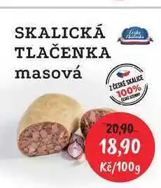 RABBIT řeznictví SKALICKÁ TLAČENKA masová 100g nabídka