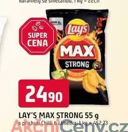 Trefa LAY'S MAX STRONG 55 g nabídka