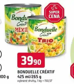 Trefa BONDUELLE CRÉATIF 425 ml/265 g nabídka