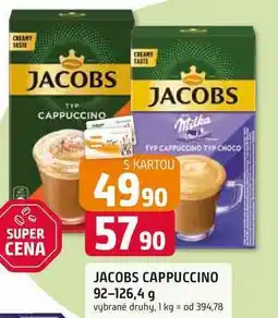 Trefa JACOBS CAPPUCCINO 92-126,4 g nabídka