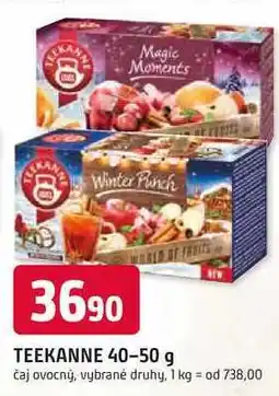 Trefa TEEKANNE 40-50 g čaj ovocný nabídka