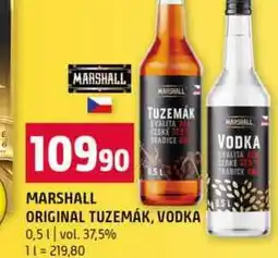 Terno Marshall original tuzemák vodka 0,5l vol. 37,5% nabídka