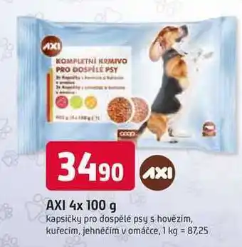 Trefa AXI 4x 100 g kapsičky pro dospělé psy nabídka