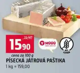 Terno Písecká Játrová paštika 100g nabídka