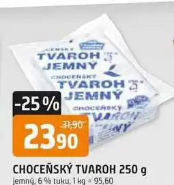 Trefa CHOCEŇSKÝ TVAROH 250 g nabídka