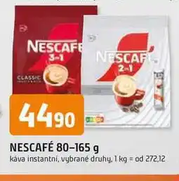 Trefa NESCAFÉ 80-165 g nabídka