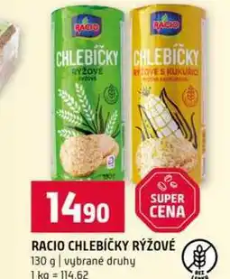 Terno RACIO CHLEBÍČKY RÝŽOVÉ 130 g vybrané druhy nabídka