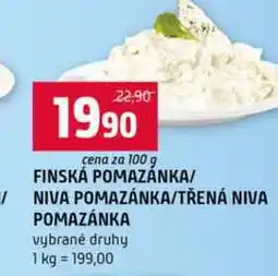 Terno FINSKÁ POMAZÁNKA NIVA POMAZÁNKA TŘENÁ NIVA POMAZÁNKA vybrané druhy 100g nabídka