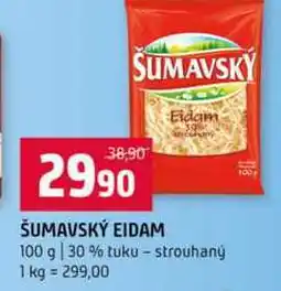 Terno Šumavský Eidam 100 g 30 % tuku strouhaný nabídka