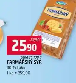 Terno FARMÁŘSKÝ SÝR 30% tuku 100g nabídka