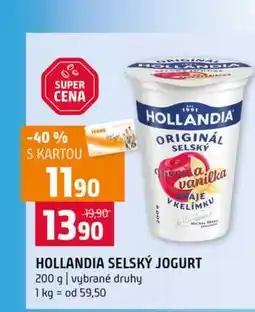 Terno Hollandia Selský jogurt 200g nabídka
