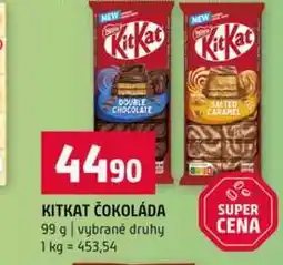 Terno KITKAT ČOKOLÁDA 99 g vybrané druhy nabídka