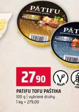 Terno PATIFU TOFU PAŠTIKA 100 g vybrané druhy nabídka
