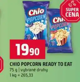 Terno CHIO POPCORN READY TO EAT 75 g vybrané druhy nabídka