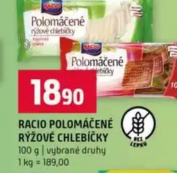 Terno RACIO POLOMÁČENÉ RÝŽOVÉ CHLEBÍČKY 100 g vybrané druhy nabídka