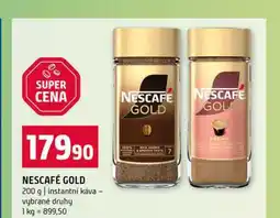 Terno NESCAFÉ GOLD 200 g instantní káva vybrané druhy nabídka