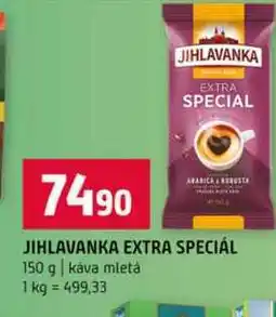 Terno JIHLAVANKA EXTRA SPECIÁL 150 g káva mletá nabídka