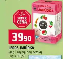 Terno LEROS JAHŮDKA 40 g čaj bylinný dětský nabídka