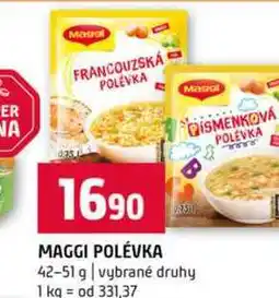 Terno MAGGI POLÉVKA 42-51 g vybrané druhy nabídka