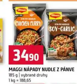 Terno MAGGI NÁPADY NUDLE Z PÁNVE 185 g vybrané druhy nabídka