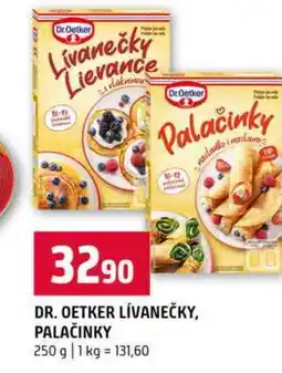 Terno DR. OETKER LÍVANEČKY, PALAČINKY 250 g nabídka