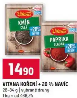 Terno VITANA KOŘENÍ + 20% NAVÍC 28-34 g vybrané druhy nabídka